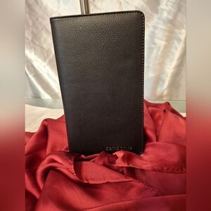 Samsonite  Black Faux Leather Travel Passport Case